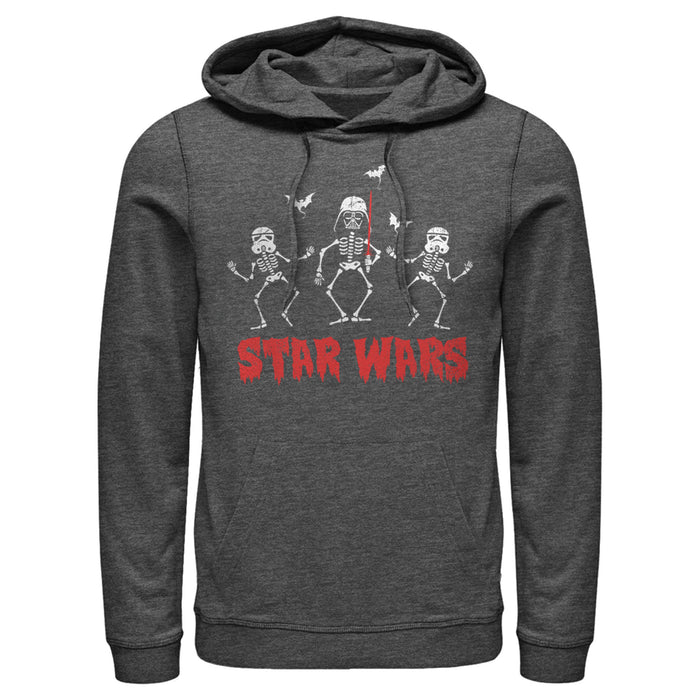 Fifth Sun Men's Star Wars Halloween Vader Skeletons Pull Over Hoodie