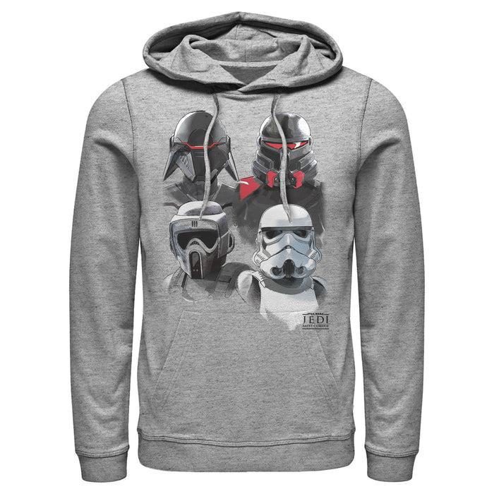 fifth sun Men's Star Wars Jedi: Fallen Order Darth Vader's Inquisitor Squad Pull Over Hoodie