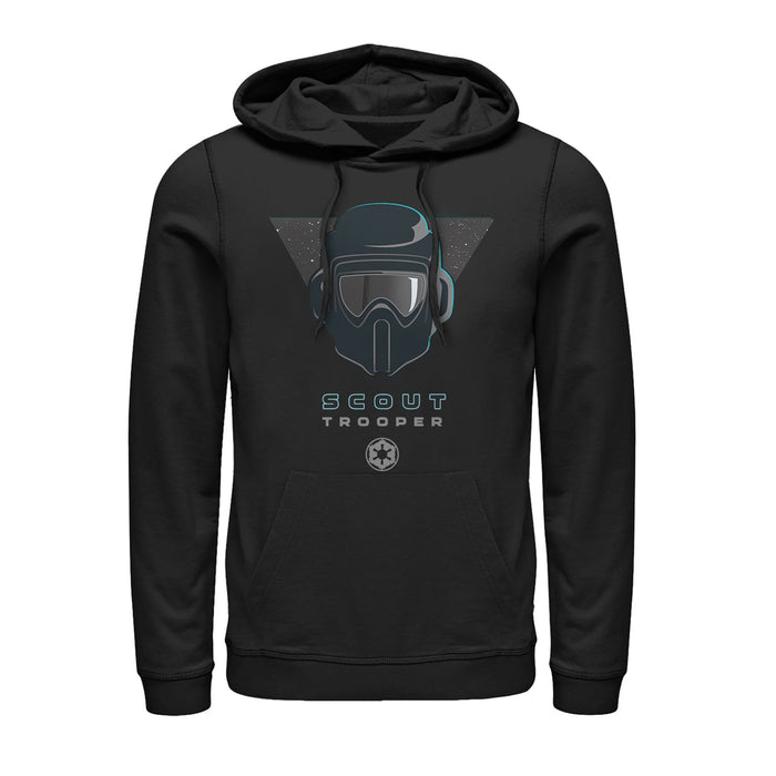 fifth sun Men's Star Wars Jedi: Fallen Order Scout Trooper Symbol Pull Over Hoodie