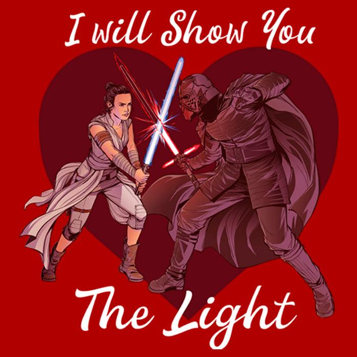 Fifth Sun Men's Star Wars Kylo Ren And Rey I Will Show You The Light T-Shirt