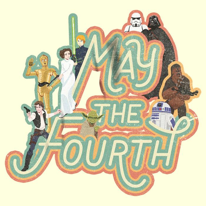 Fifth Sun Men's Star Wars May The Fourth Classic Characters T-Shirt