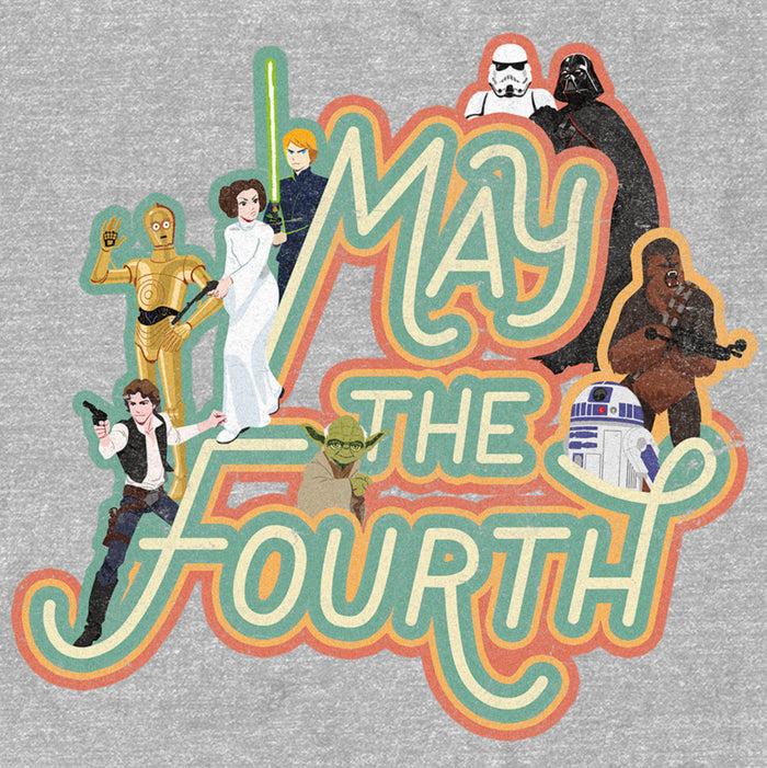 Fifth Sun Men's Star Wars May The Fourth Classic Characters T-Shirt