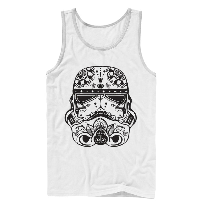 fifth sun Men's Star Wars Ornate Stormtrooper Tank Top