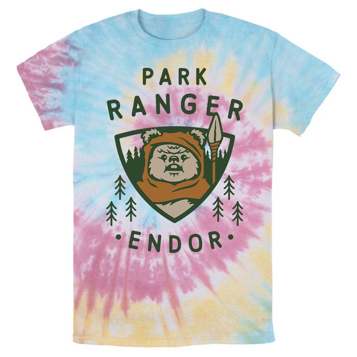 Fifth Sun Men's Star Wars Park Ranger Endor Ewok Badge T-Shirt