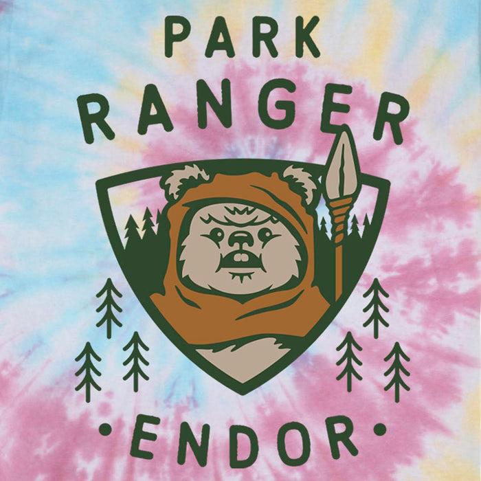 Fifth Sun Men's Star Wars Park Ranger Endor Ewok Badge T-Shirt