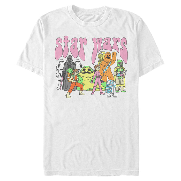 Fifth Sun Men's Star Wars Psychedelic Classic Characters T-Shirt