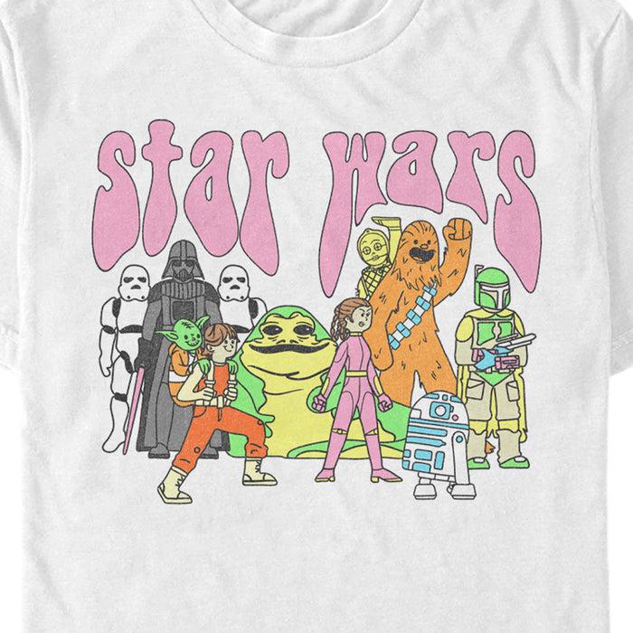 Fifth Sun Men's Star Wars Psychedelic Classic Characters T-Shirt