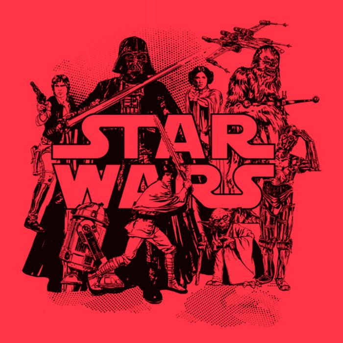 Fifth Sun Men's Star Wars Retro Favorites Collage T-Shirt