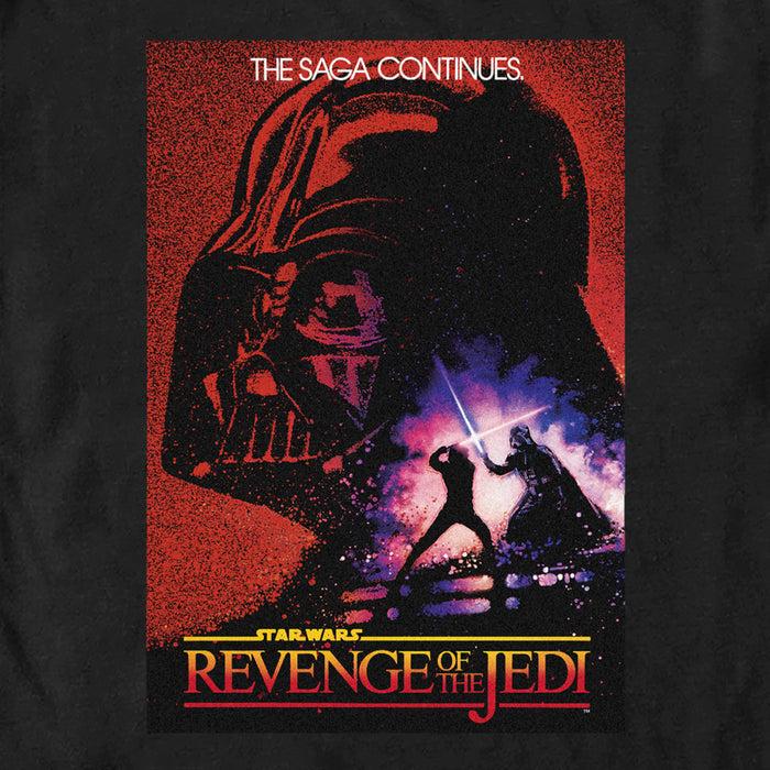 Fifth Sun Men's Star Wars: Return Of The Jedi Return Of The Jedi The Saga Continues Poster T-Shirt