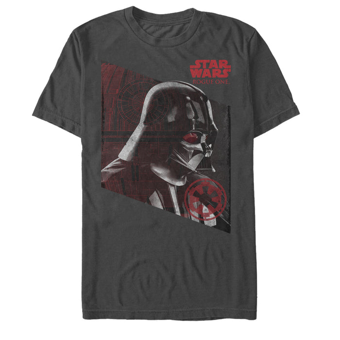 fifth sun Men's Star Wars Rogue One Darth Vader Death Star Border T-Shirt