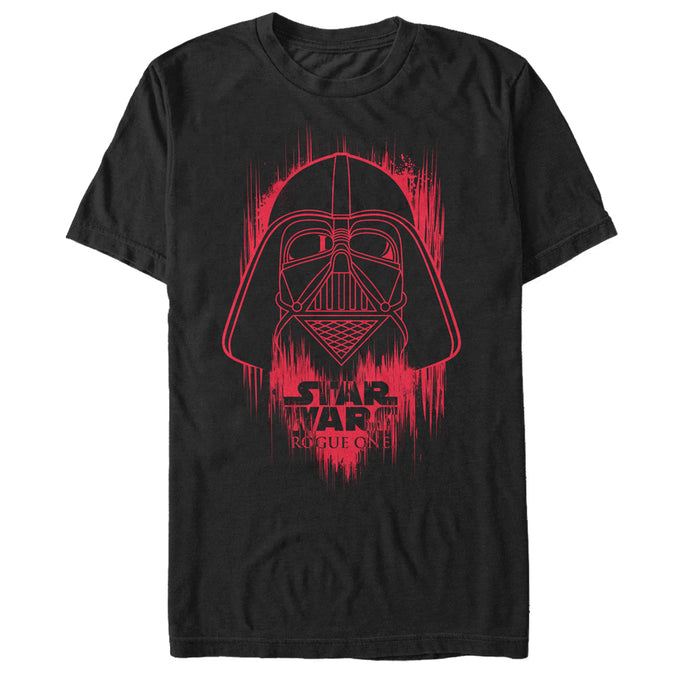 fifth sun Men's Star Wars Rogue One Darth Vader Helmet Spray Paint T-Shirt
