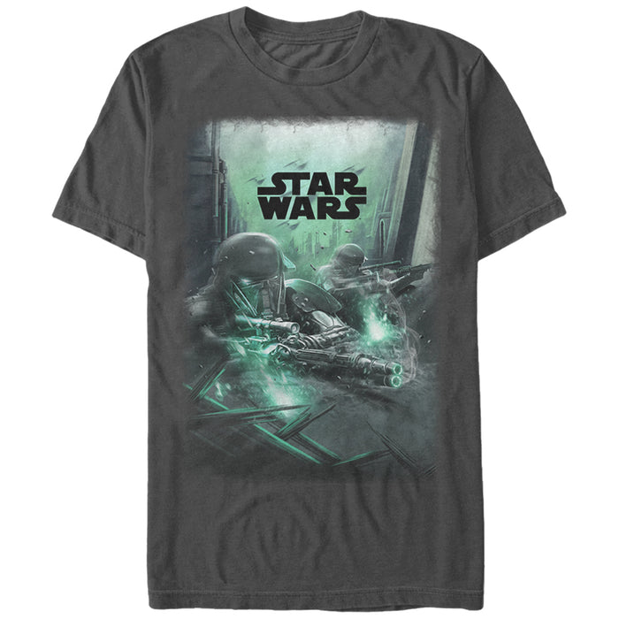 fifth sun Men's Star Wars Rogue One Death Trooper Blasters T-Shirt