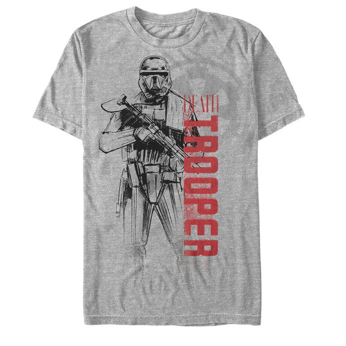 fifth sun Men's Star Wars Rogue One Death Trooper Outline T-Shirt
