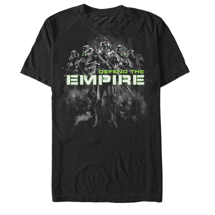 fifth sun Men's Star Wars Rogue One Defend Empire Death Trooper T-Shirt