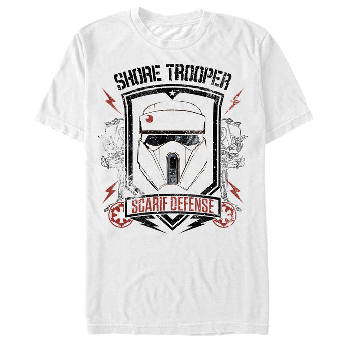 fifth sun Men's Star Wars Rogue One Shoretrooper Scarif Defense T-Shirt
