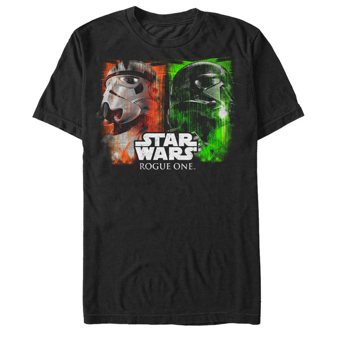 fifth sun Men's Star Wars Rogue One Stormtrooper vs. Death Trooper T-Shirt