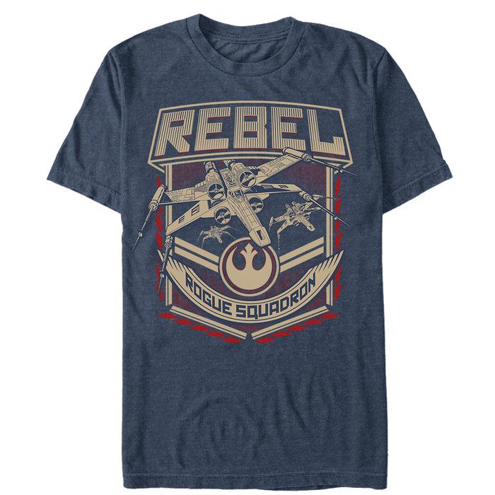 fifth sun Men's Star Wars Rogue Squadron Emblem T-Shirt