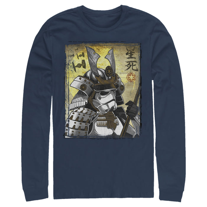 fifth sun Men's Star Wars Samurai Stormtrooper Long Sleeve Shirt