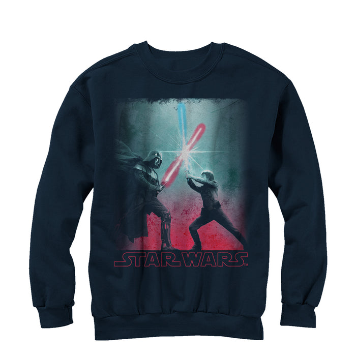 fifth sun Men's Star Wars Skywalker Duel Sweatshirt