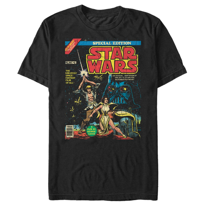 fifth sun Men's Star Wars Special Edition Comic Book T-Shirt