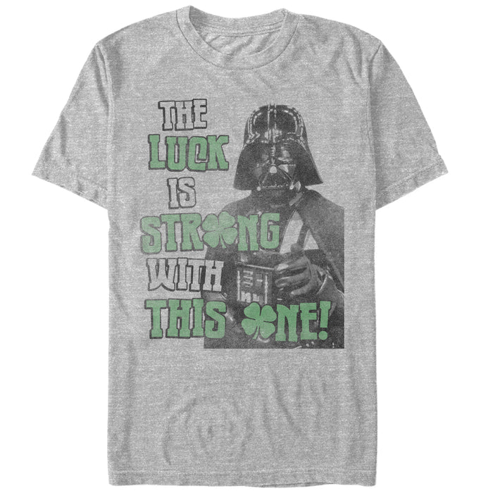 fifth sun Men's Star Wars St. Patrick's Day Darth Vader Luck Strong T-Shirt