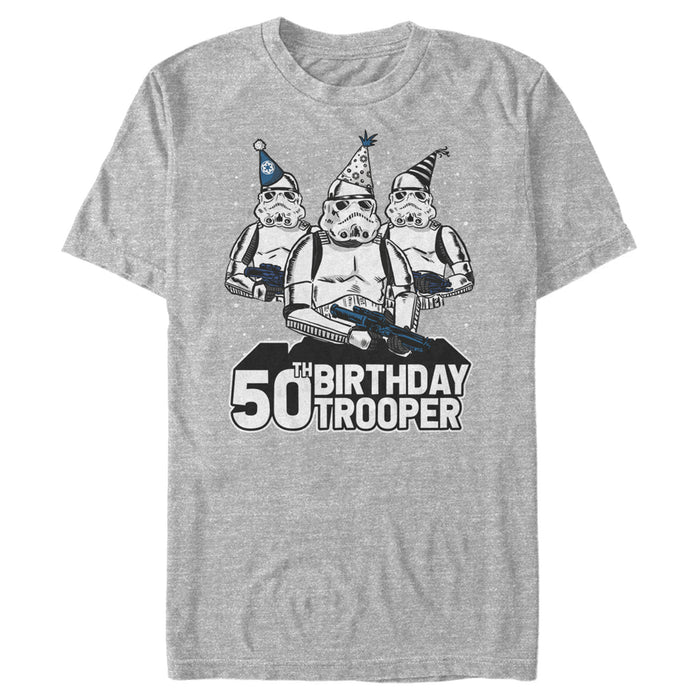 fifth sun Men's Star Wars Stormtrooper Party Hats Trio 50th Birthday Trooper T-Shirt