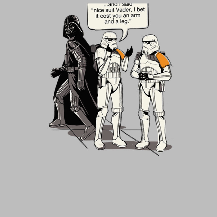 Fifth Sun Men's Star Wars Stormtroopers Nice Suit Vader T-Shirt