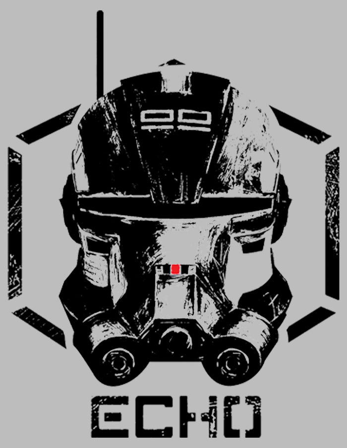 Fifth Sun Men's Star Wars: The Bad Batch Echo T-Shirt