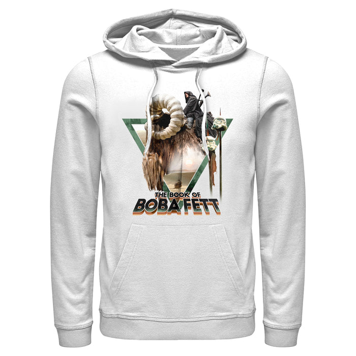 fifth sun Men's Star Wars: The Book of Boba Fett Bantha Ride Boba Pull Over Hoodie