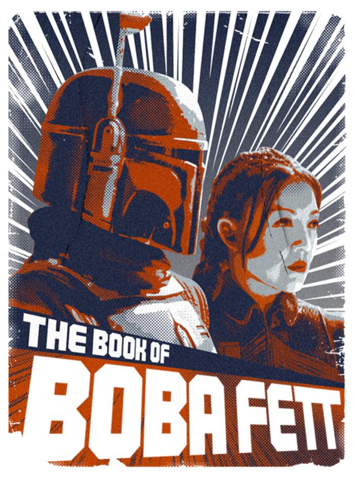 Fifth Sun Men's Star Wars: The Book Of Boba Fett Fennec And Boba Poster Pull Over Hoodie