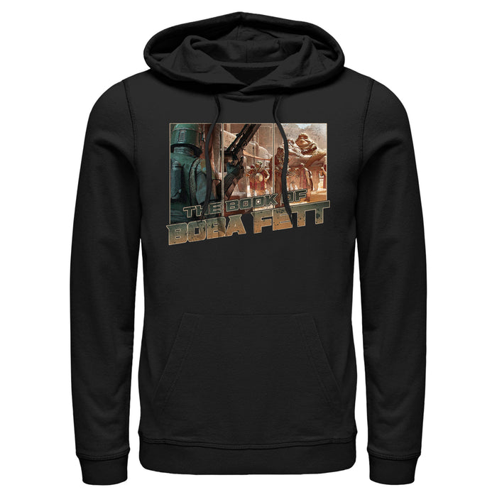 fifth sun Men's Star Wars: The Book of Boba Fett Hutt Twins To Reclaim Pull Over Hoodie