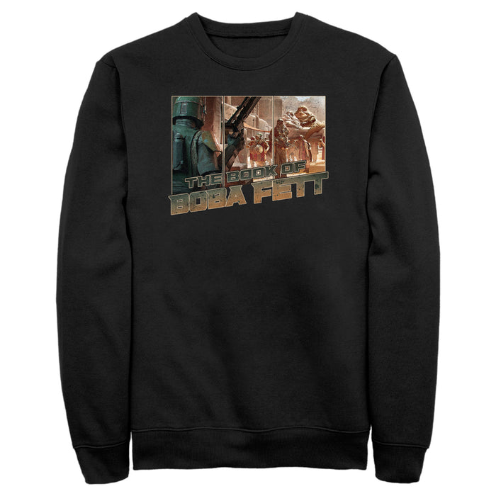 fifth sun Men's Star Wars: The Book of Boba Fett Hutt Twins To Reclaim Sweatshirt