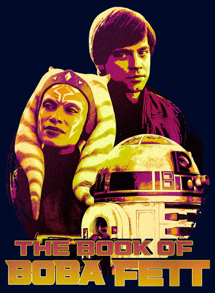 Fifth Sun Men's Star Wars: The Book Of Boba Fett R2-D2 Skywalker Tano Old Friends Sweatshirt