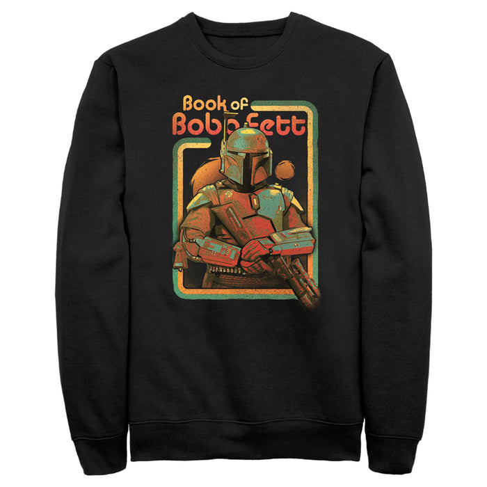 fifth sun Men's Star Wars: The Book of Boba Fett Retro Portrait Sweatshirt