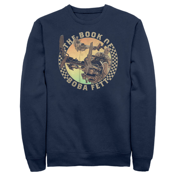 fifth sun Men's Star Wars: The Book of Boba Fett Tusken Raiders on Speeders Sweatshirt
