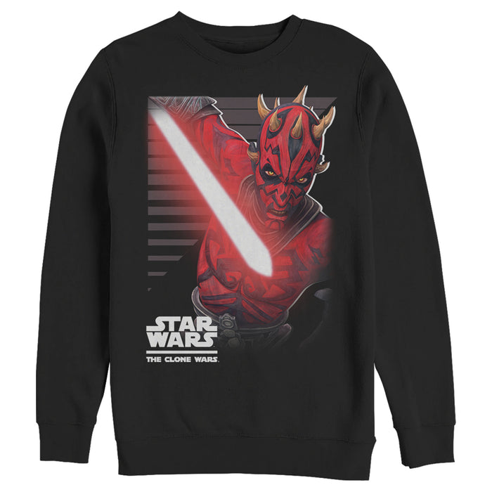 fifth sun Men's Star Wars: The Clone Wars Maul Strikes Sweatshirt