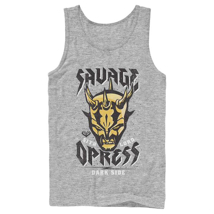 fifth sun Men's Star Wars: The Clone Wars Savage Opress Dark Side Portrait Tank Top