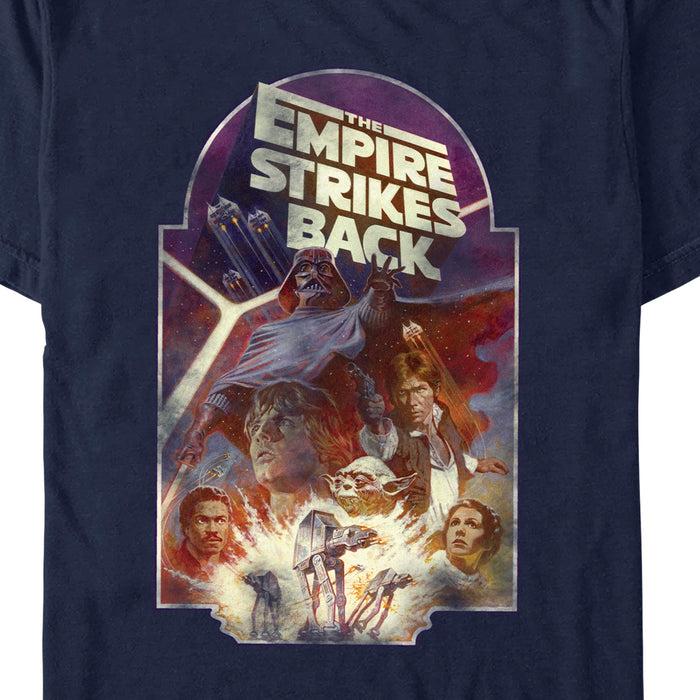 Fifth Sun Men's Star Wars: The Empire Strikes Back Distressed Cast Poster T-Shirt