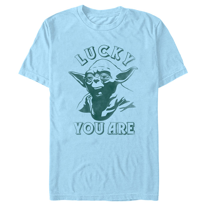 fifth sun Men's Star Wars: The Empire Strikes Back Lucky You Are T-Shirt