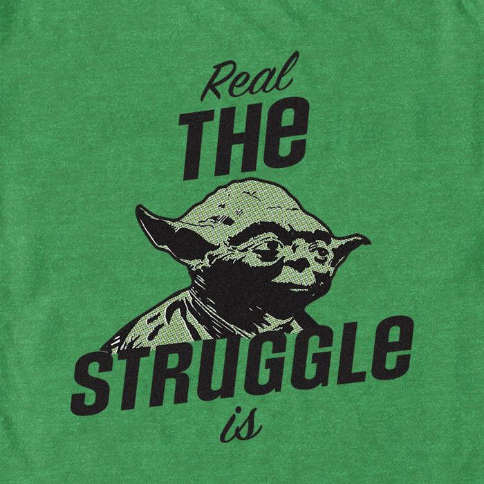 Fifth Sun Men's Star Wars: The Empire Strikes Back Real The Struggle Is T-Shirt