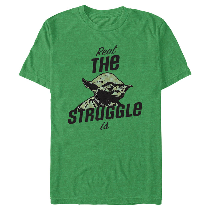 fifth sun Men's Star Wars: The Empire Strikes Back Real the Struggle Is T-Shirt