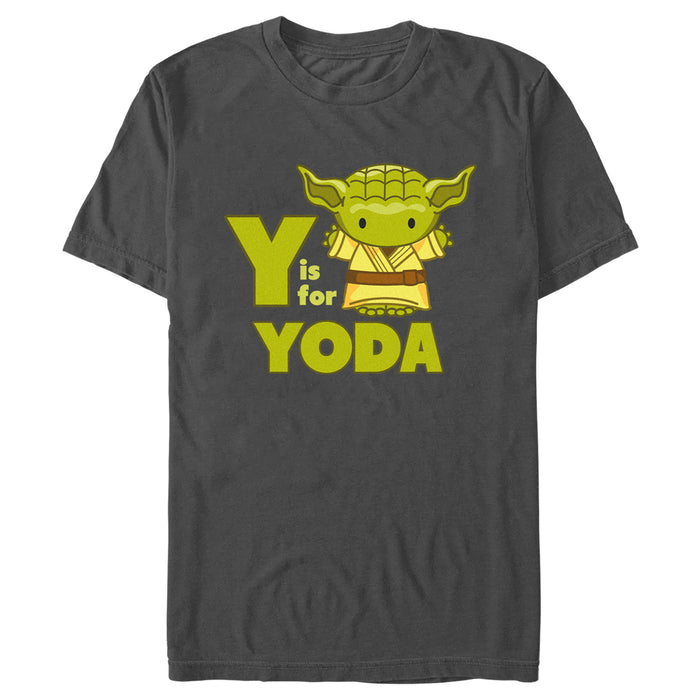 fifth sun Men's Star Wars: The Empire Strikes Back Y Is for Yoda T-Shirt