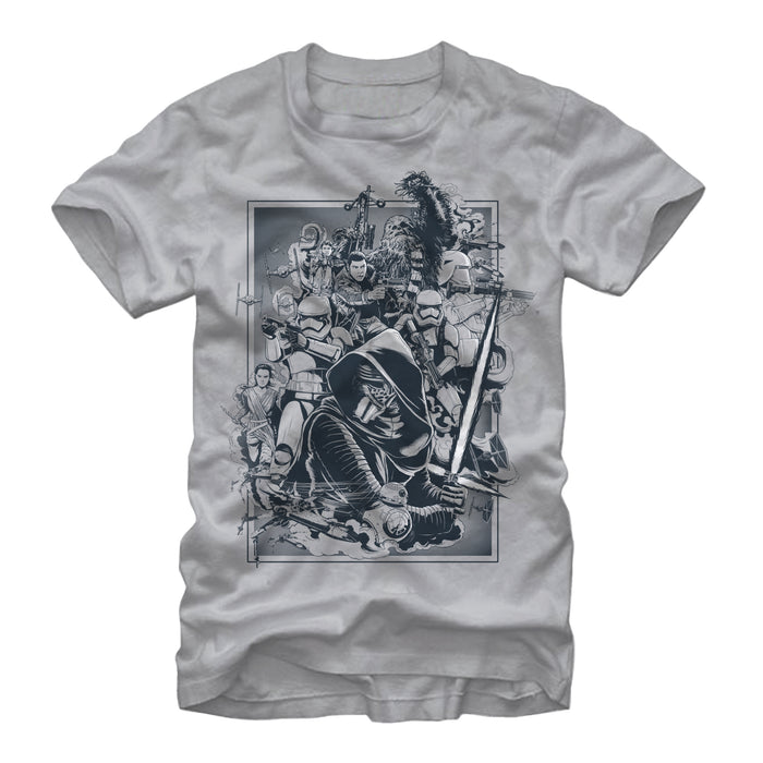 fifth sun Men's Star Wars The Force Awakens Characters The Force Awakens T-Shirt