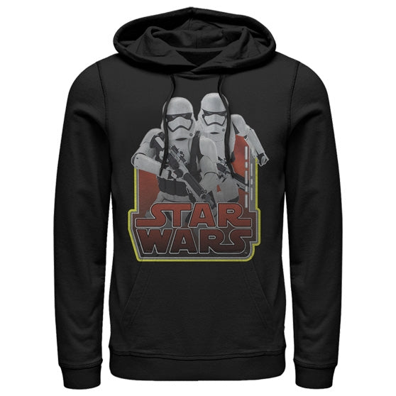 fifth sun Men's Star Wars The Force Awakens First Order Stormtroopers Pull Over Hoodie