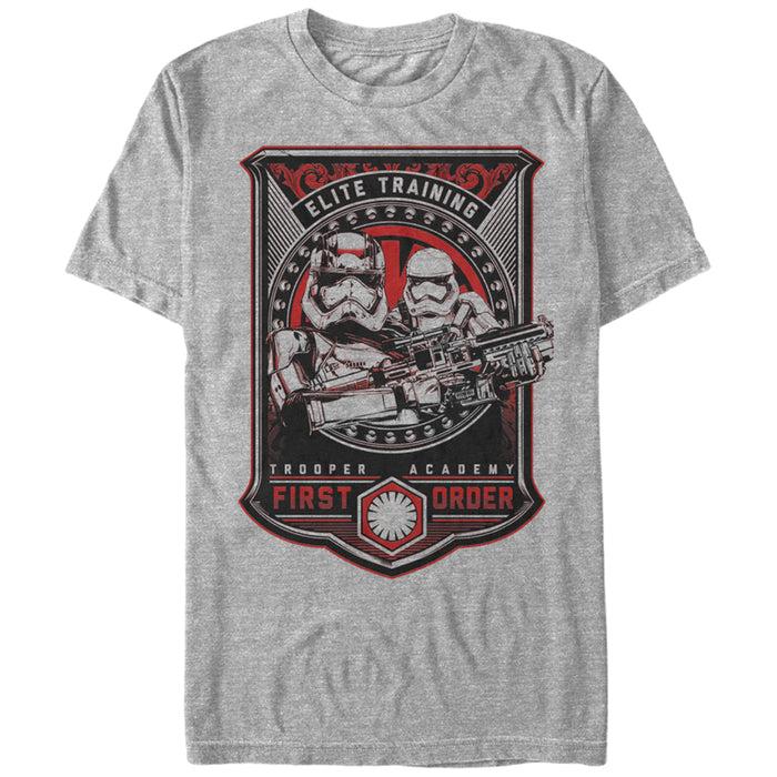 fifth sun Men's Star Wars The Force Awakens First Order Stormtrooper Academy T-Shirt