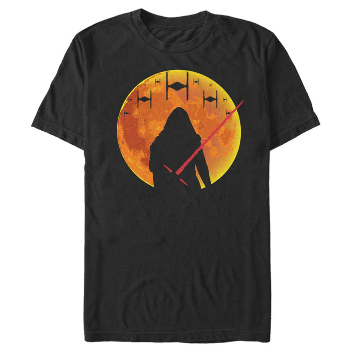 fifth sun Men's Star Wars: The Force Awakens Halloween Kylo Ren Moon T-Shirt