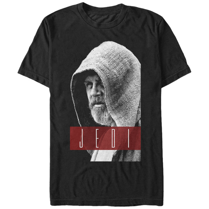 fifth sun Men's Star Wars The Force Awakens Hooded Jedi Luke T-Shirt