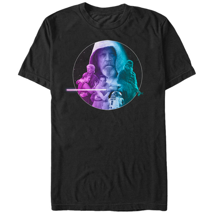 fifth sun Men's Star Wars The Force Awakens Hooded Luke Entourage T-Shirt