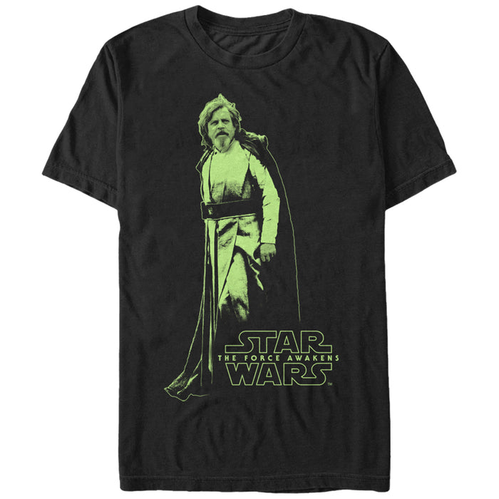 fifth sun Men's Star Wars The Force Awakens Jedi Master Luke Skywalker T-Shirt