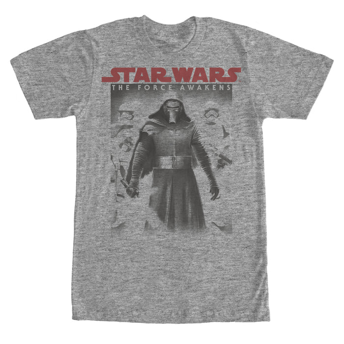 fifth sun Men's Star Wars The Force Awakens Kylo Ren Faded T-Shirt